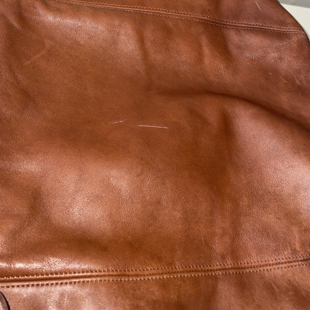 COACH VINTAGE DUFFLE SOHO XL Brown LEATHER BAG Authentication Papers - Picture 10 of 11